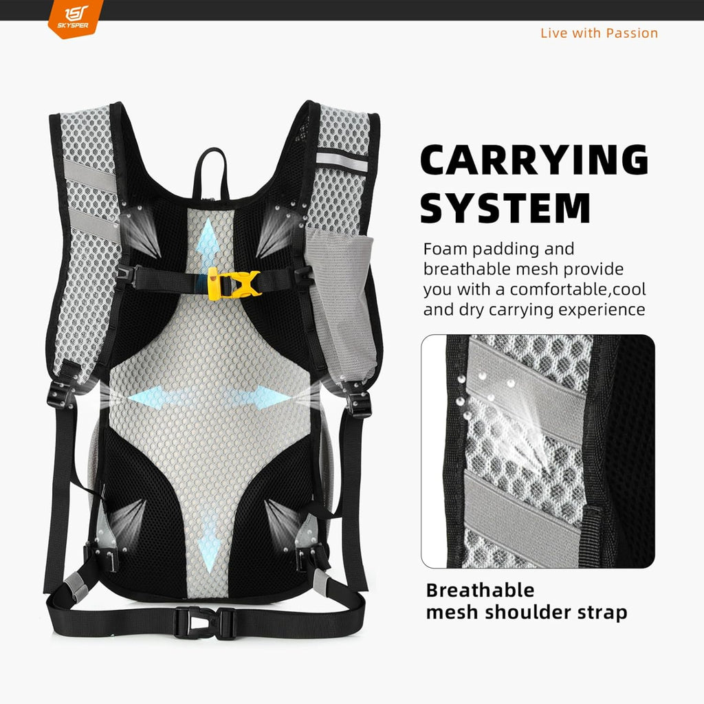 Small Hiking Backpack - 15L Travel Daypack Lightweight Bag Water Resistant Hiking Backpacks for Women Men