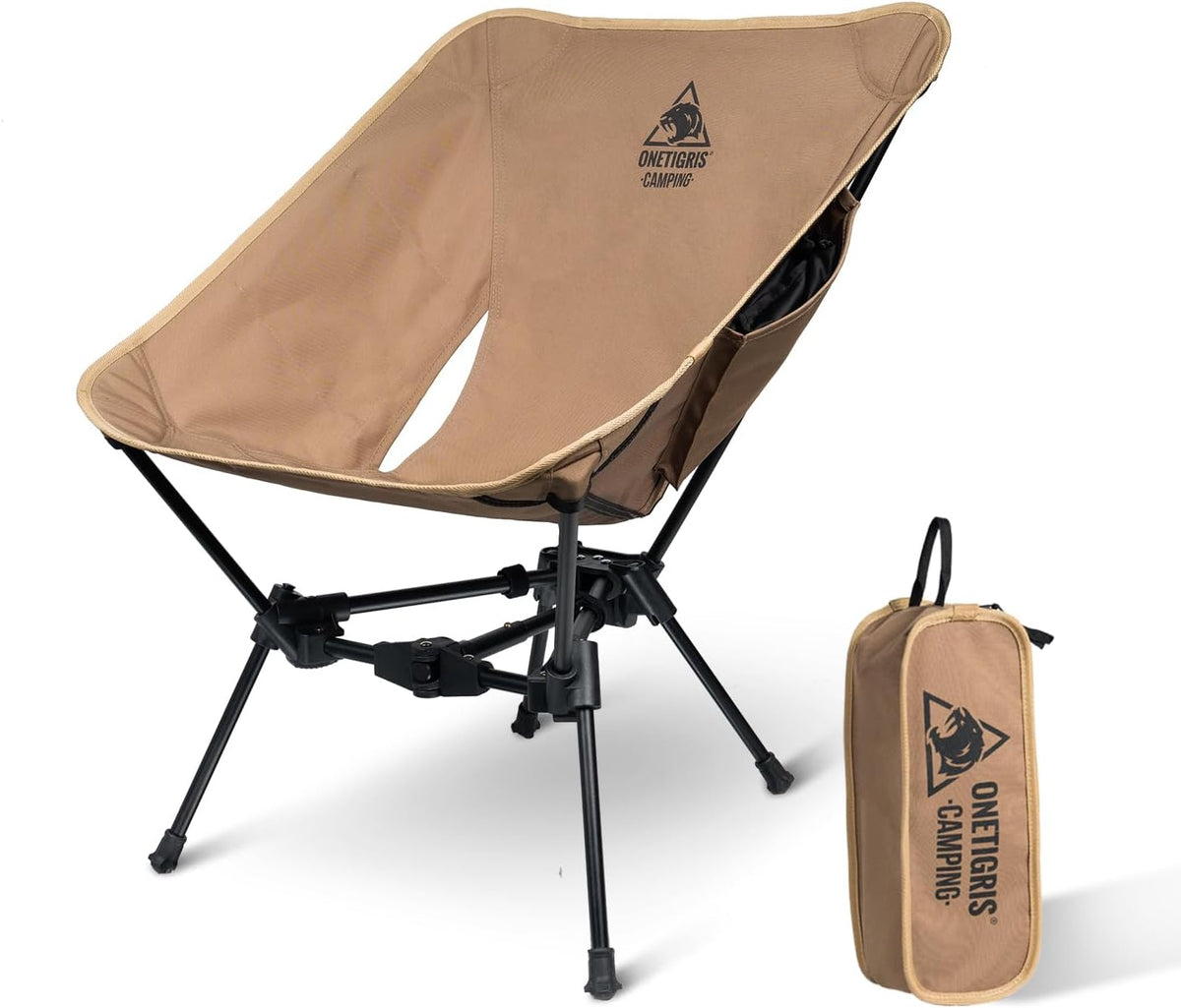 Tigerblade Camping Chair, Lightweight Folding Backpacking Hiking Chair, Compact Portable 330 Lbs Capacity