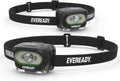 Rechargeable LED Headlamps by  (2-Pack), IPX4 Water Resistant Head Lights for Running, Camping, Emergency, Outdoors (USB Cable Included),Black (2-Pack),Adjustable