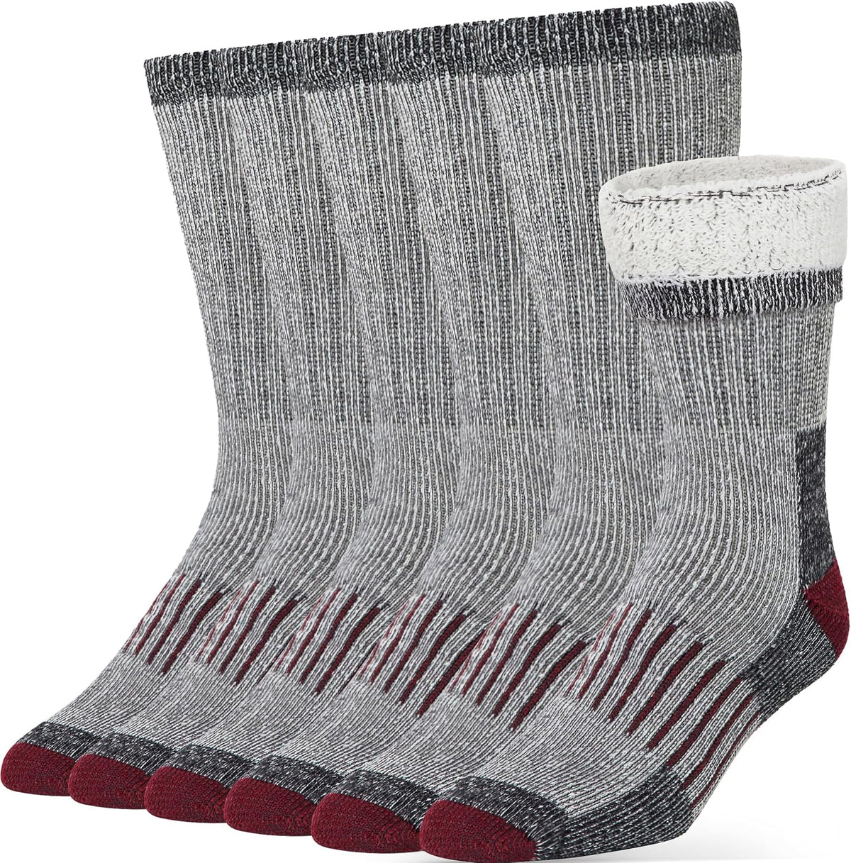 Warm Thermal Wool Socks for Winter Moisture Wicking and Breathable Cozy Boot Socks