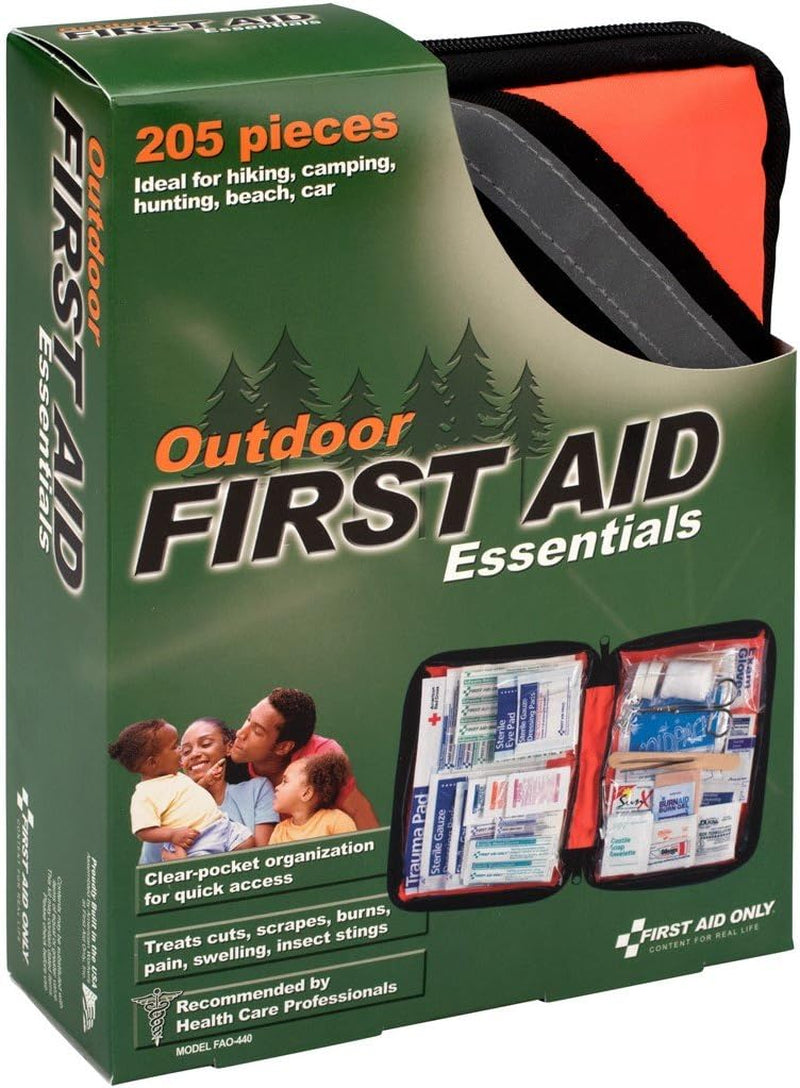 FAO-440 Outdoor First Aid Kit, 205 Pieces