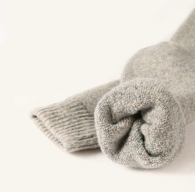 5 Pairs Men Merino Wool Cushioned Fleece Thermal Thick Warm Hiking Heavy Socks