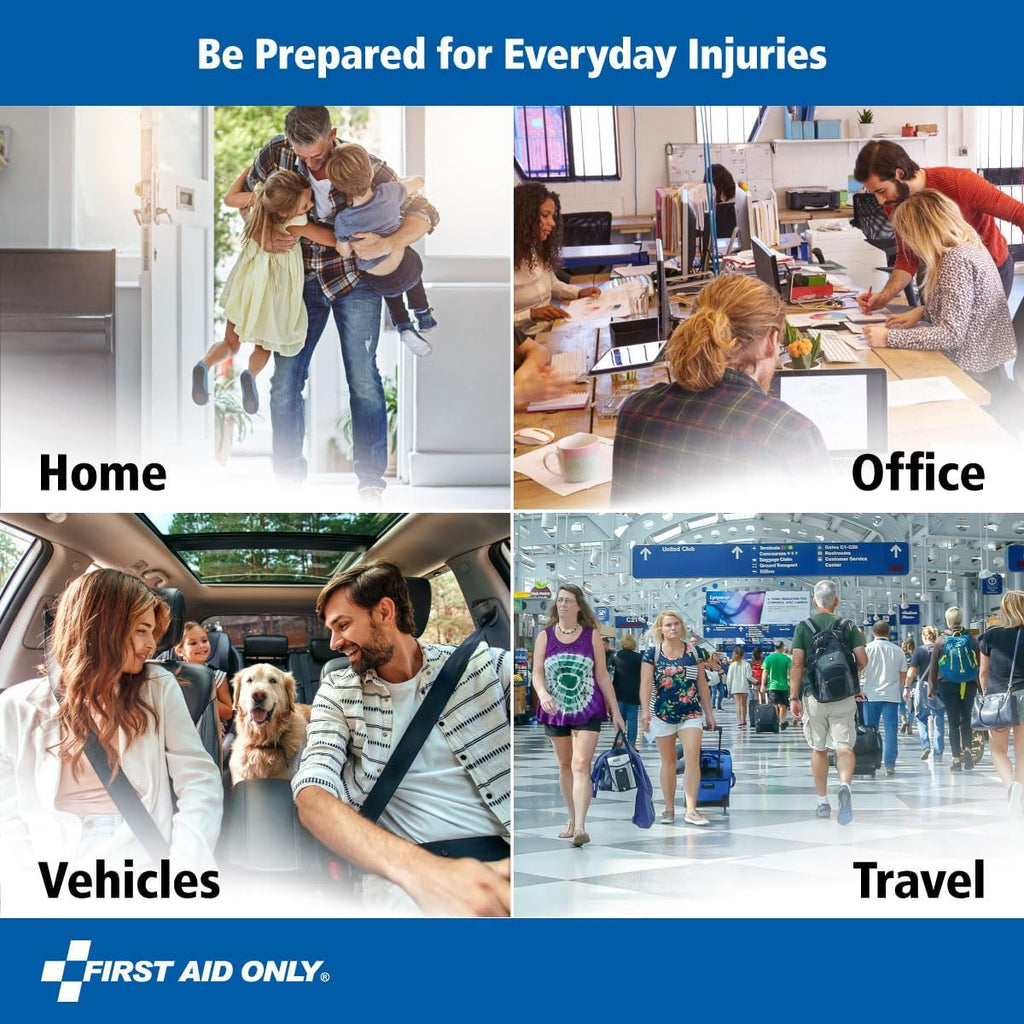 313 Piece Home & Go Emergency First Aid Kit (91081)