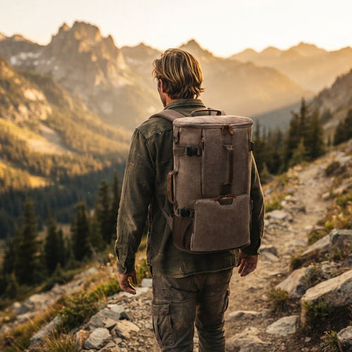 40L Canvas Travel Backpack