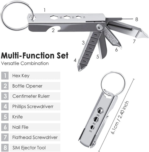 7-In-1 Multi-Tool Keychain