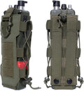 Tactical Molle Water Bottle Pouch & Adjustable Radio Holster Pouch Holder