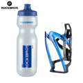 Cycling Water Bottle+Water Bottle Holder 2-Piece Set -750Ml Sports Water Bottle+Integrated Molded Water Bottle Holder