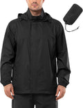 Men'S Rain Jacket Waterproof Lightweight Packable Raincoat