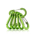 Easyfish Fishing CC1 Steel Small Carabiner Clips Outdoor Camping Multi Tool Fishing Acessories 6Pcs