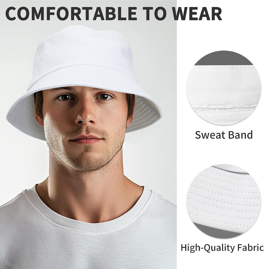 Bucket Hats for Men Woman Packable Foldable Sun Hats for Women