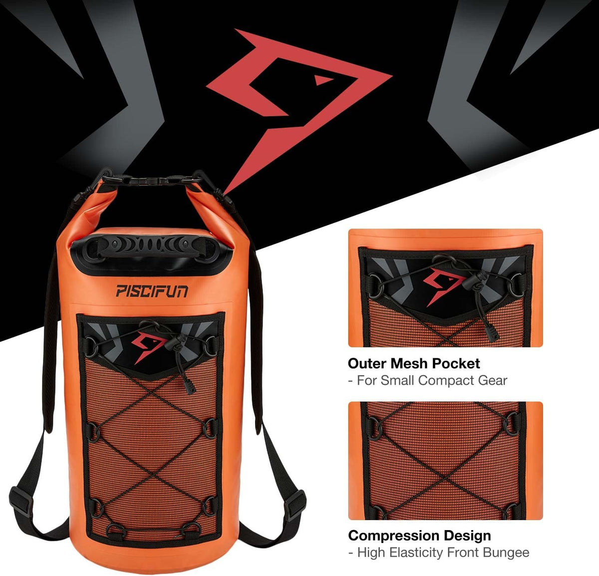Dry Bag, Waterproof Floating Backpack 10L/20L/30L/40L