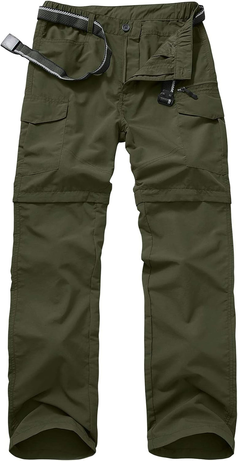 Boy Scout Pants Hiking Mens Convertible Zip off Safari Fishing