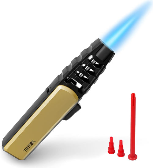 Butane Torch Lighter, Adjustable Jet Flame Lighter, Refillable Torch