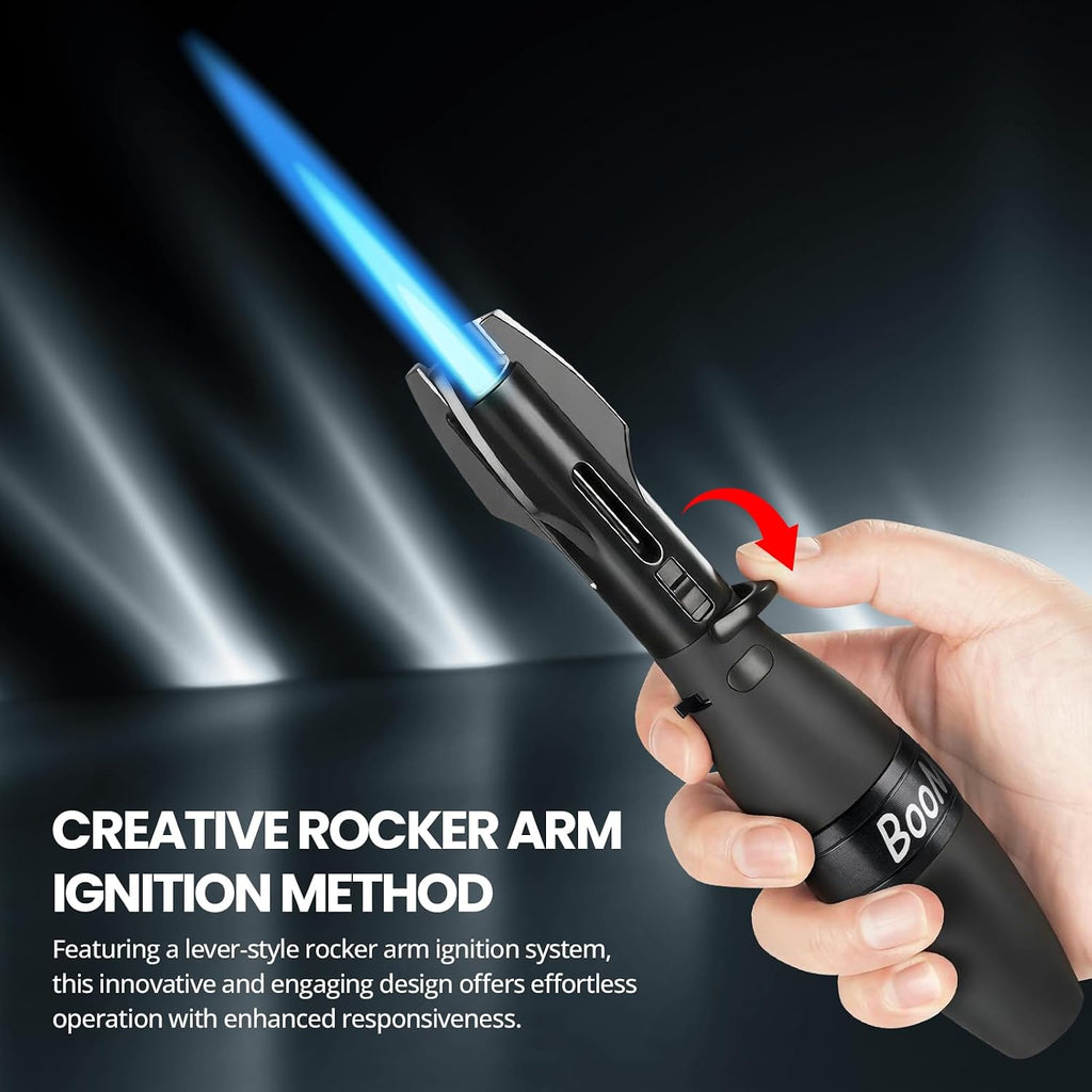 Refillable Butane Torch Lighter for Camping and Outdoor Use