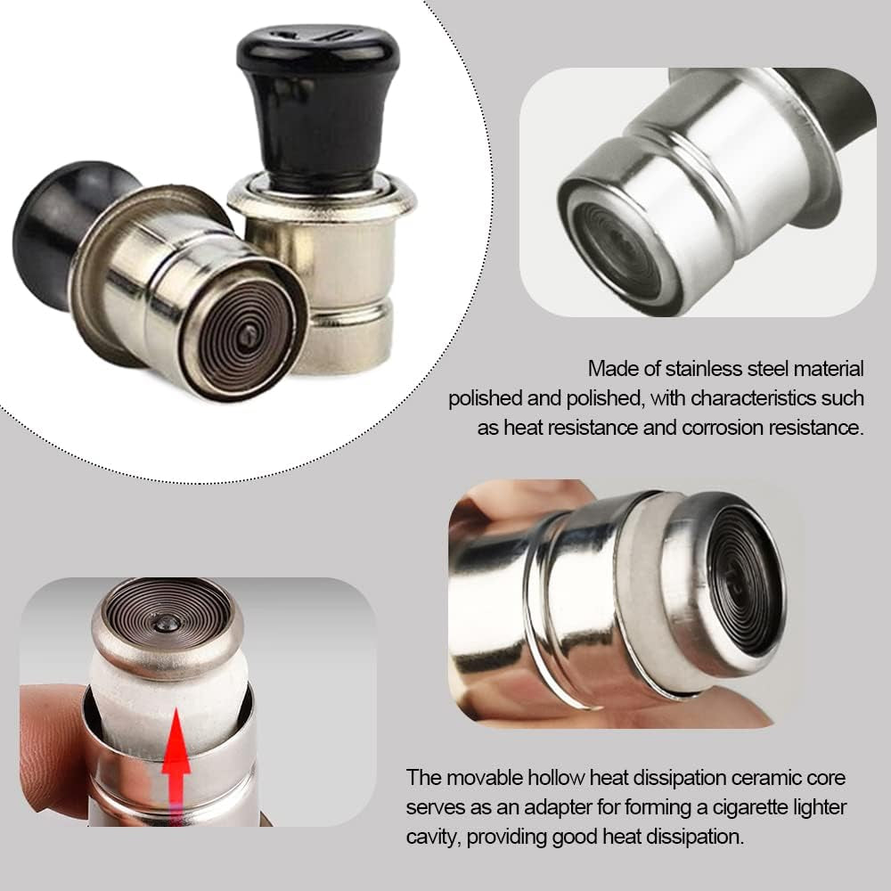 Car Cigarette Lighter, 12V Waterproof Pop-Out Car Lighter Plug