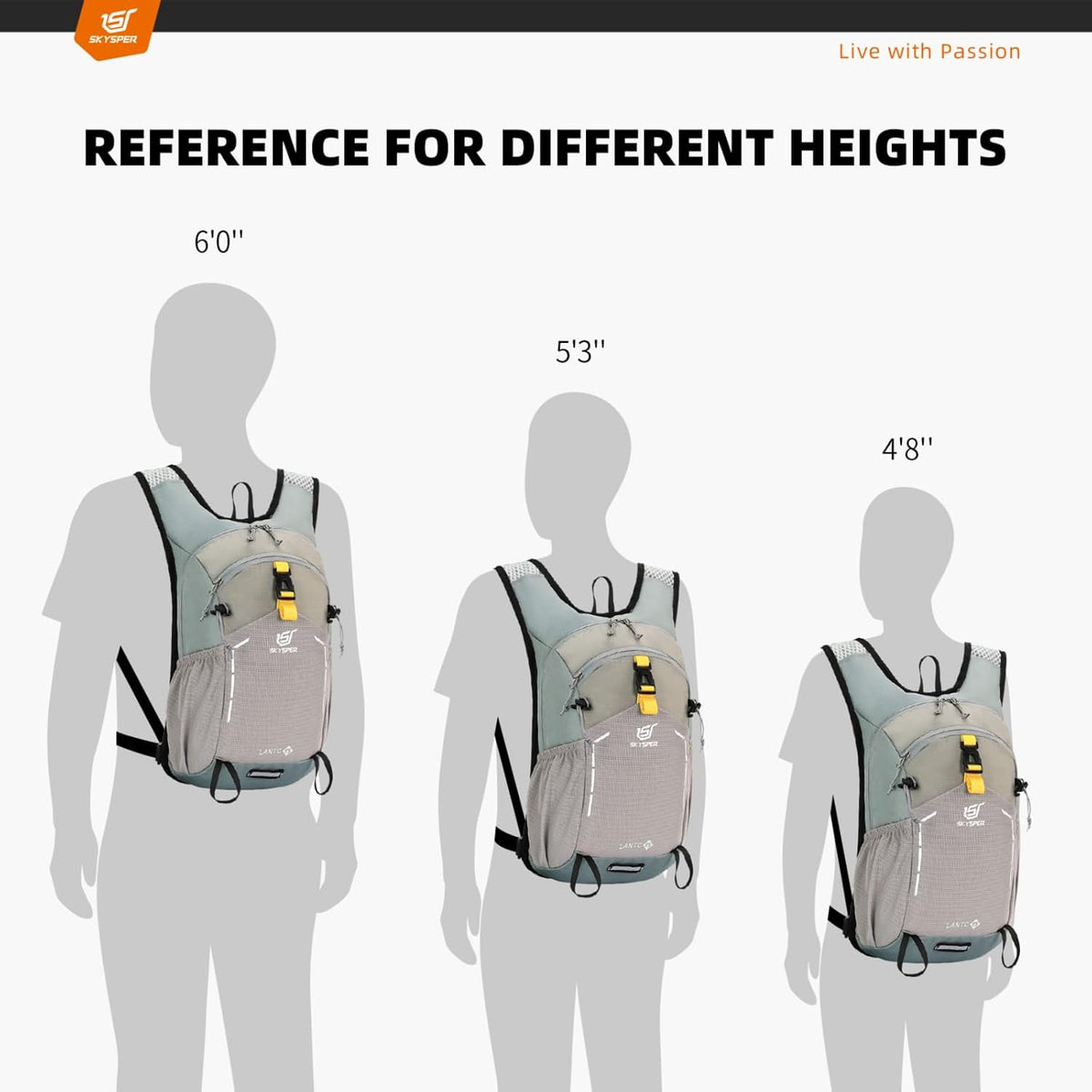 Small Hiking Backpack - 15L Travel Daypack Lightweight Bag Water Resistant Hiking Backpacks for Women Men
