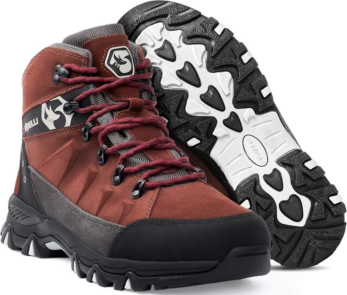 Men’S Hiking Boots – Waterproof Breathable & Lightweight Suede Leather Hiking Boots for Men