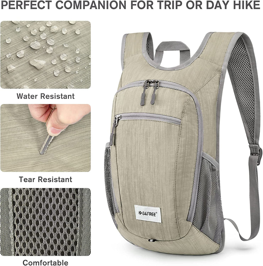 10L/15L Hiking Backpack Lightweight Packable Hiking Daypack Small Travel Outdoor Foldable Shoulder Bag