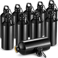 Aluminum Water Bottle 20 Oz Reusable Bottles Lightweight Leak Proof Aluminum Sports Travel Bottles with Twist Cap Buckle for Gym, Hiking, Cycling, Camping, Fishing