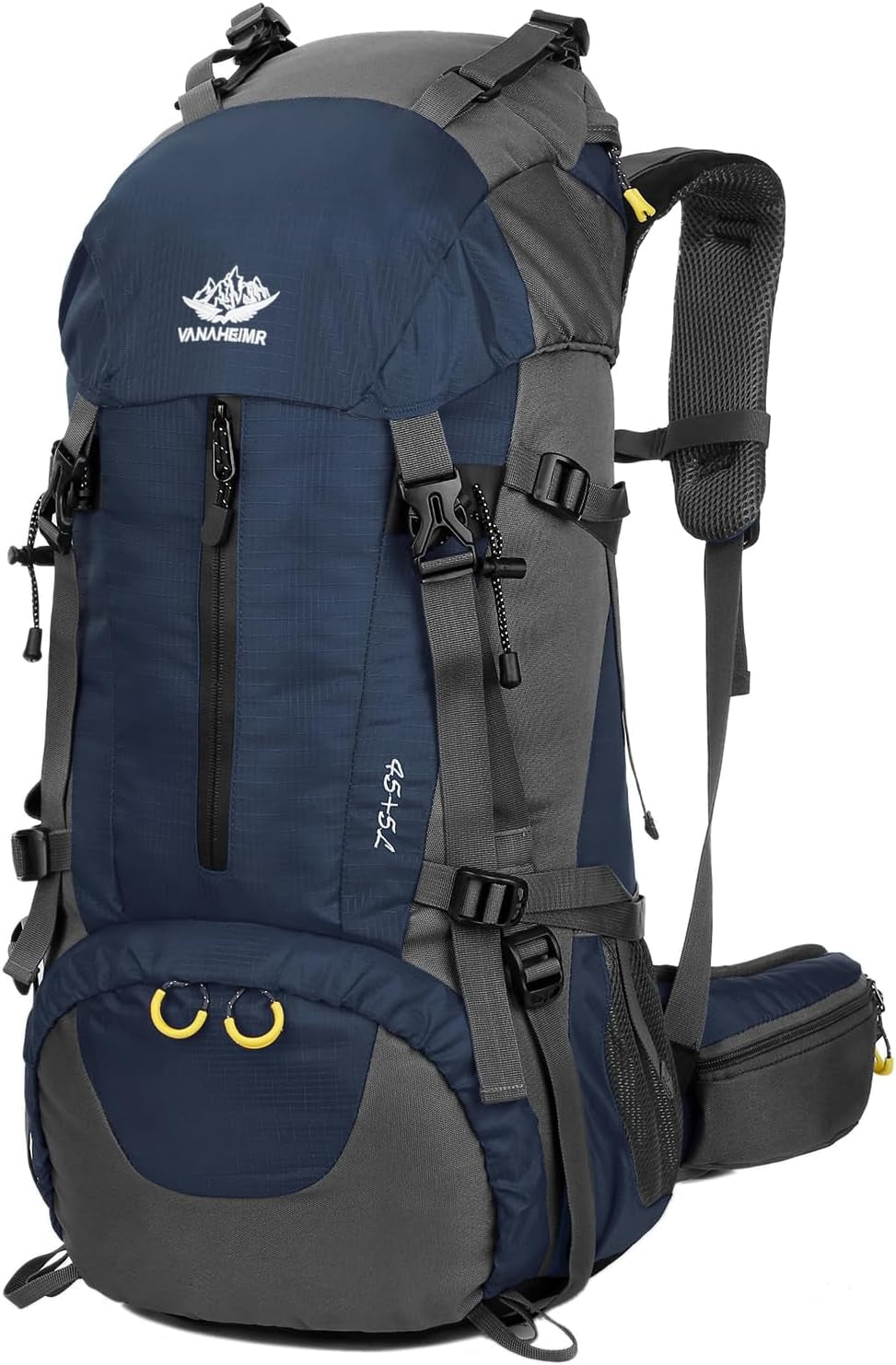 50L(45+5) Waterproof Hiking Backpack Outdoor Daypack W/Rain Cover
