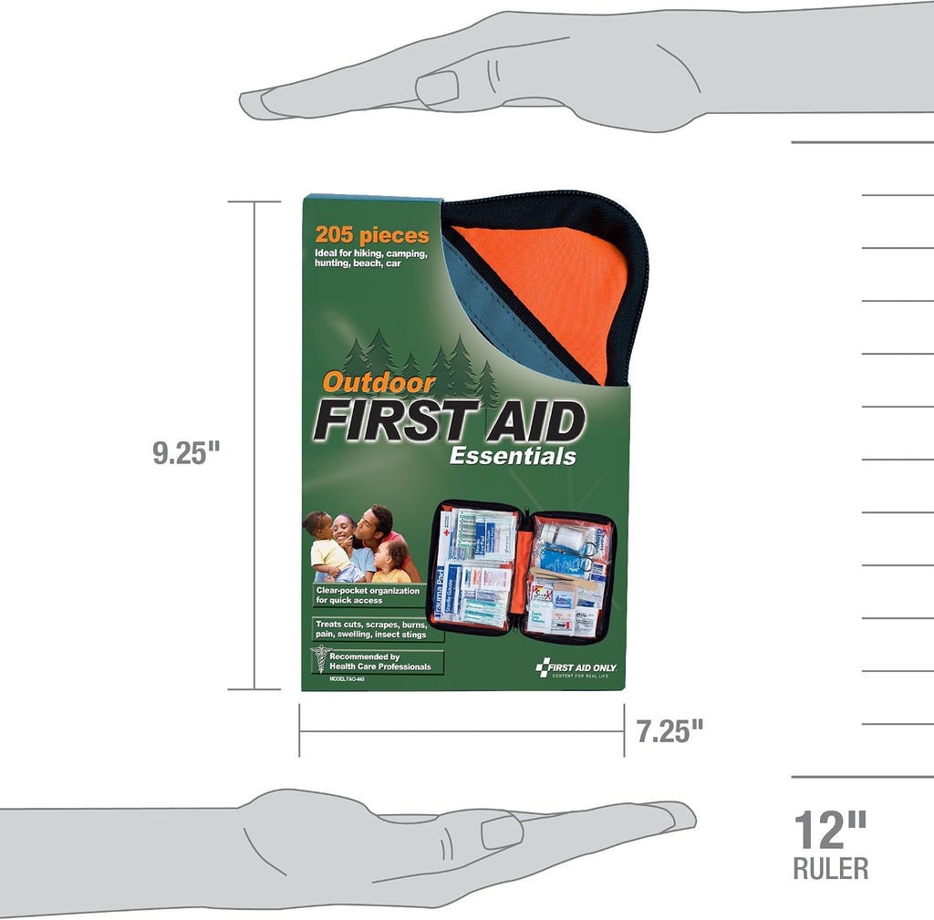 FAO-440 Outdoor First Aid Kit, 205 Pieces