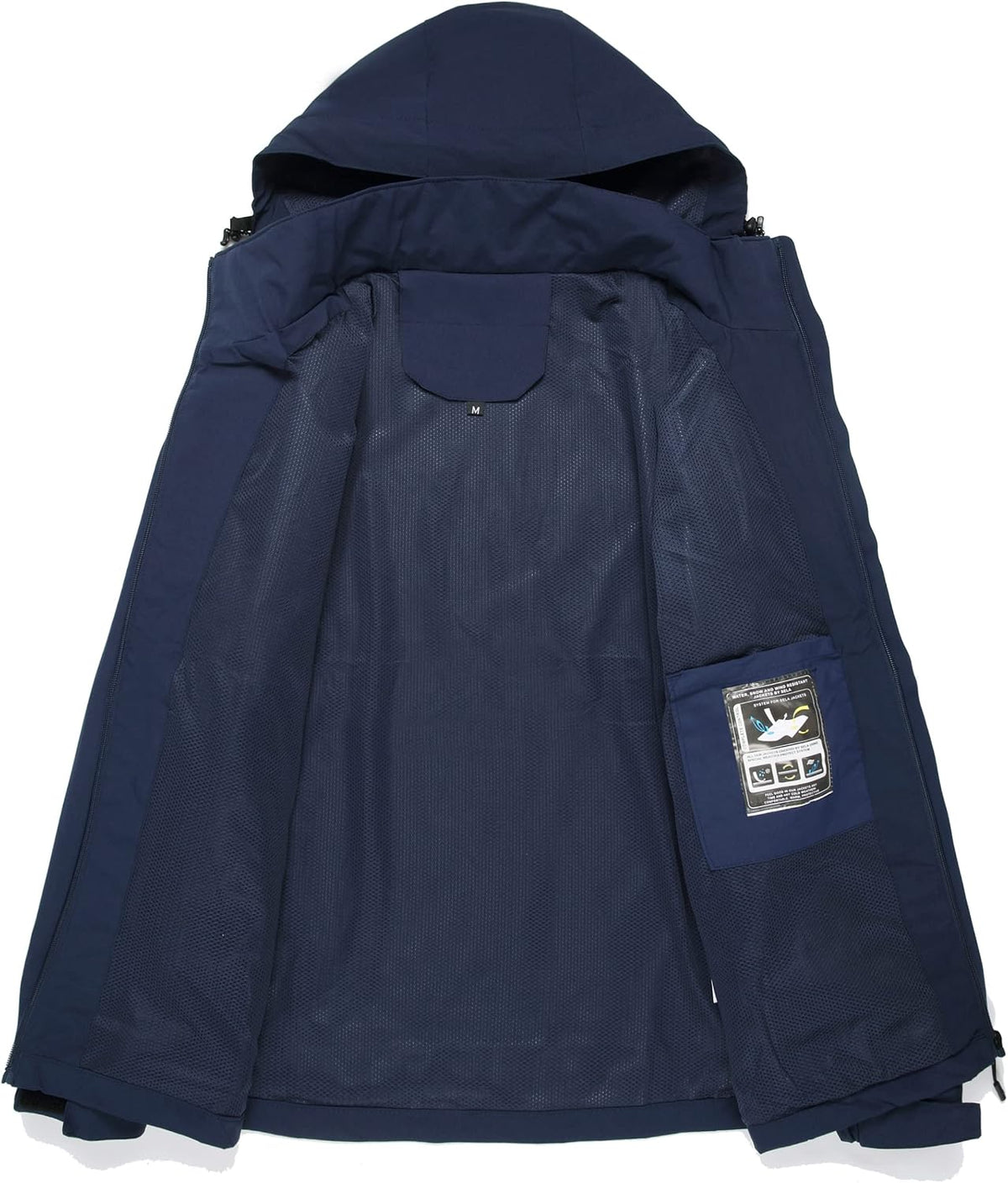 Men'S Lightweight Waterproof Rain Jacket,Shell Hooded Outdoor Raincoat Hiking Windbreake Jacket