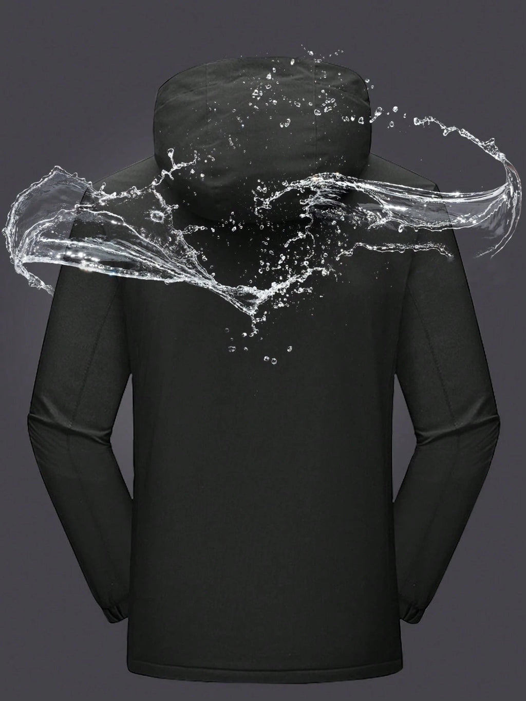 Men'S Waterproof Ski Jacket with Thermal Lined, Winter Windbreaker, Hooded Parka, Mountain Climbing Coat Gym Clothes Men