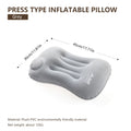 Camping Inflatable Pillow Portable Ultralight Travel Hiking Air Sleeping Pillow for Neck and Lumbar Support