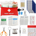 Small First Aid Kit -98 Piece First Aid Kit, Small Travel First Aid Kit Treat and Protect Most Injuries,Mini First Aid Kit Ready for Emergency at Home, Outdoors, Car, Camping, Workplace, Hiking.