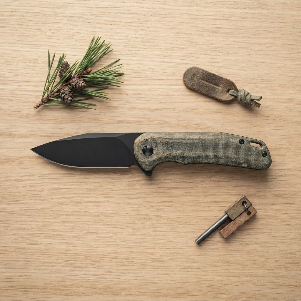 D2 Steel Folding Knife 3.5"
