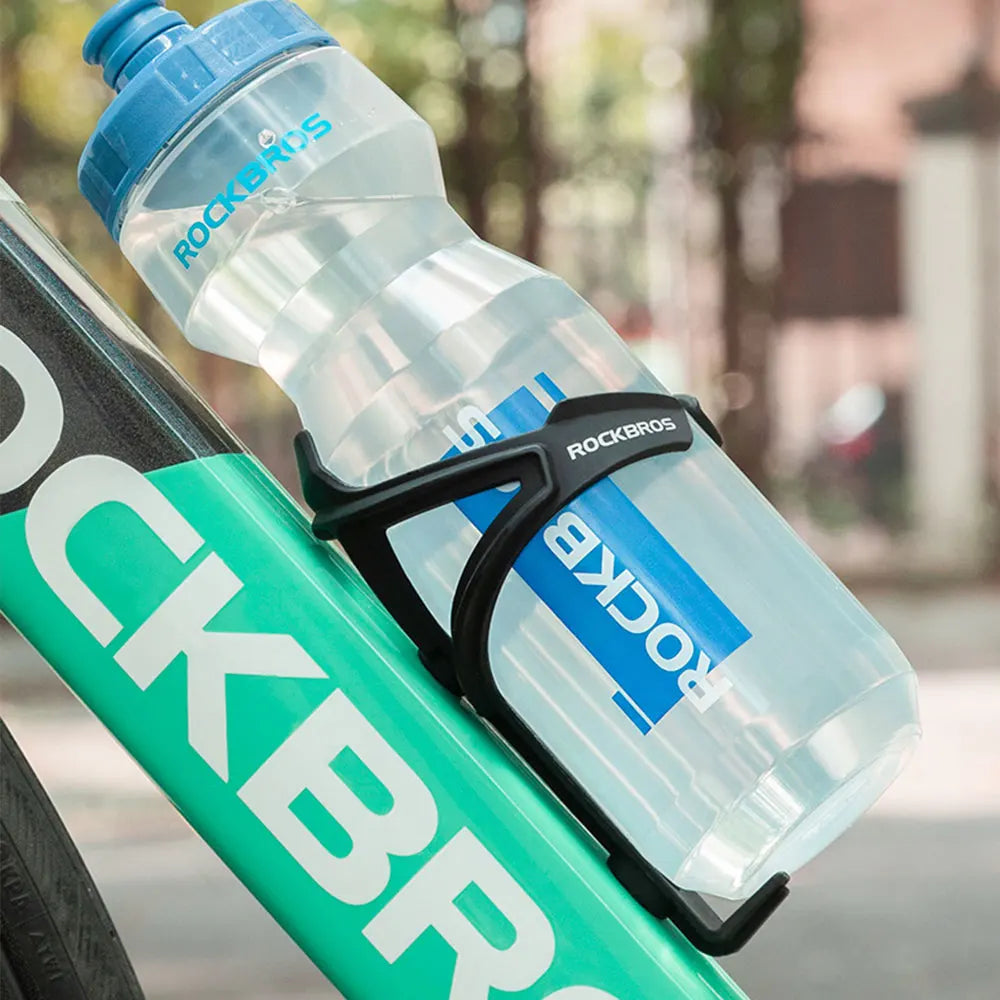 Cycling Water Bottle+Water Bottle Holder 2-Piece Set -750Ml Sports Water Bottle+Integrated Molded Water Bottle Holder