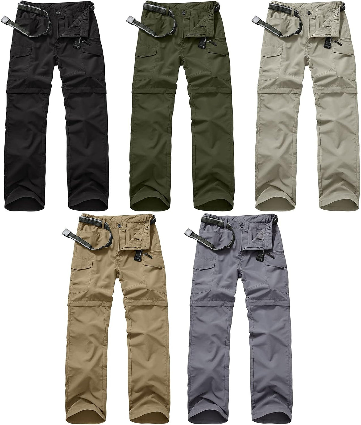 Boy Scout Pants Hiking Mens Convertible Zip off Safari Fishing