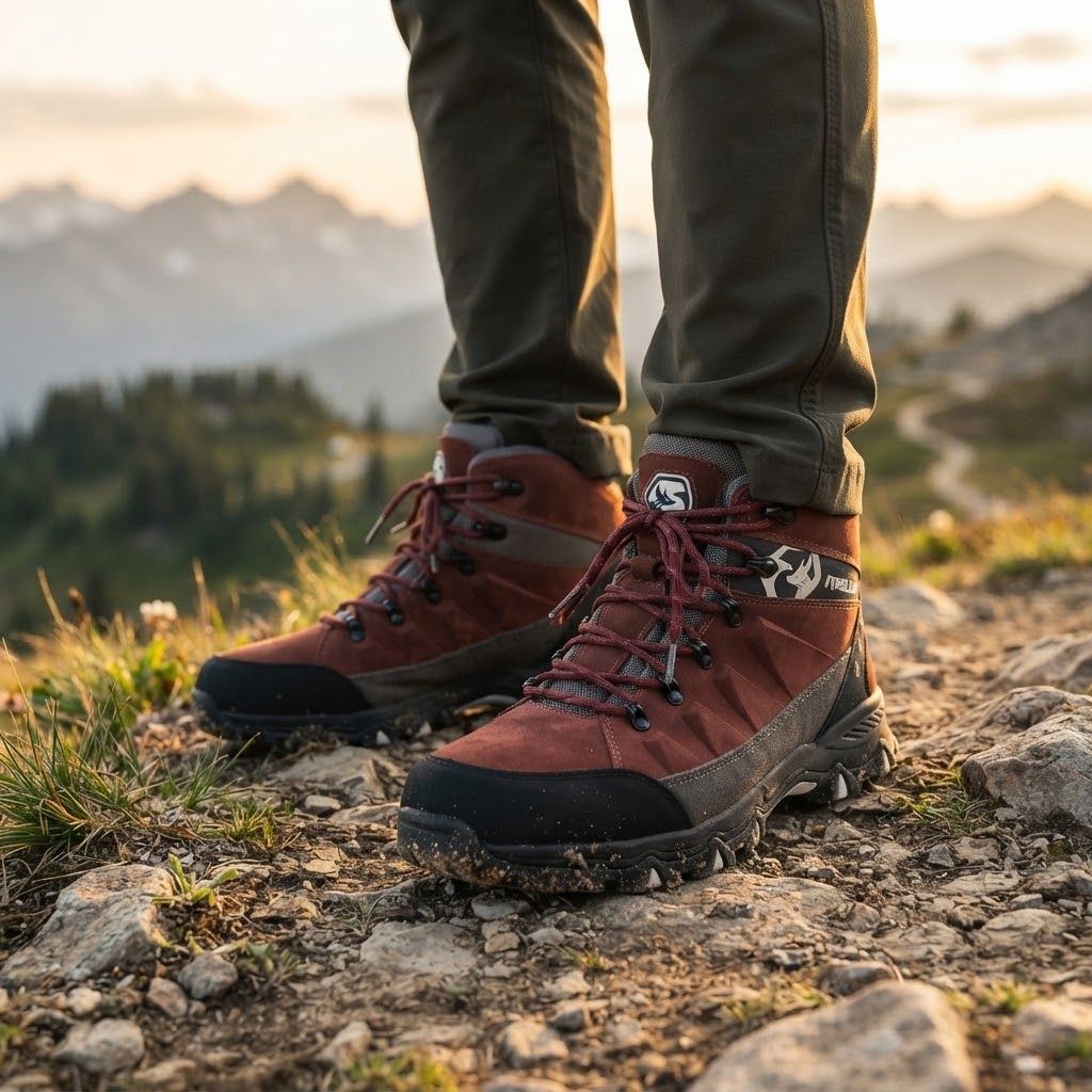 Men's Waterproof Suede Hiking Boots