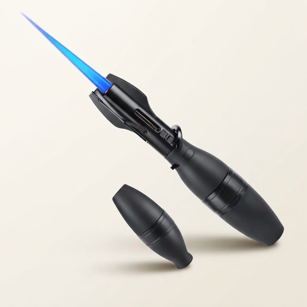 Refillable Butane Torch Lighter