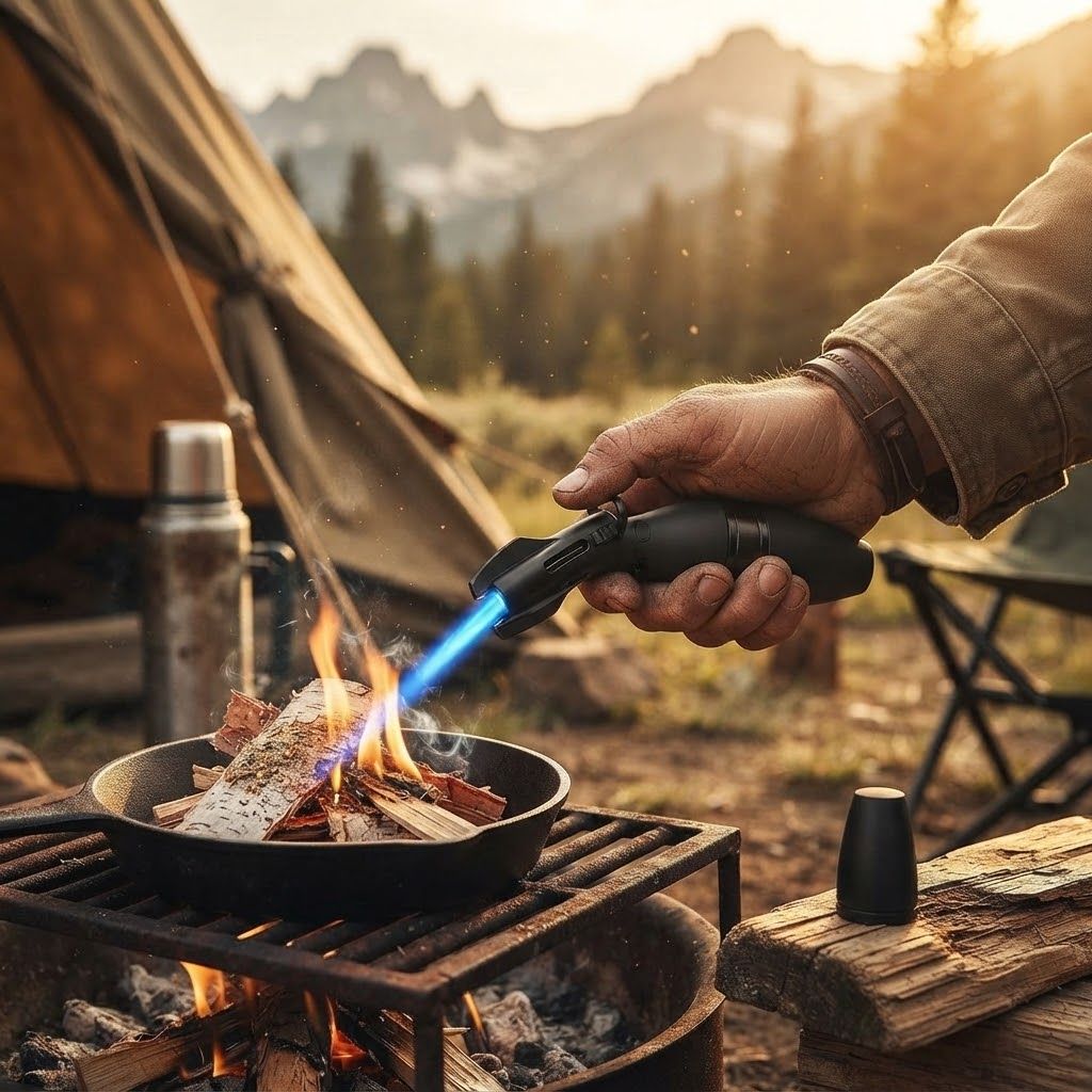 Refillable Butane Torch Lighter