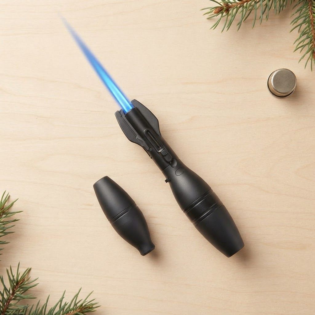 Refillable Butane Torch Lighter