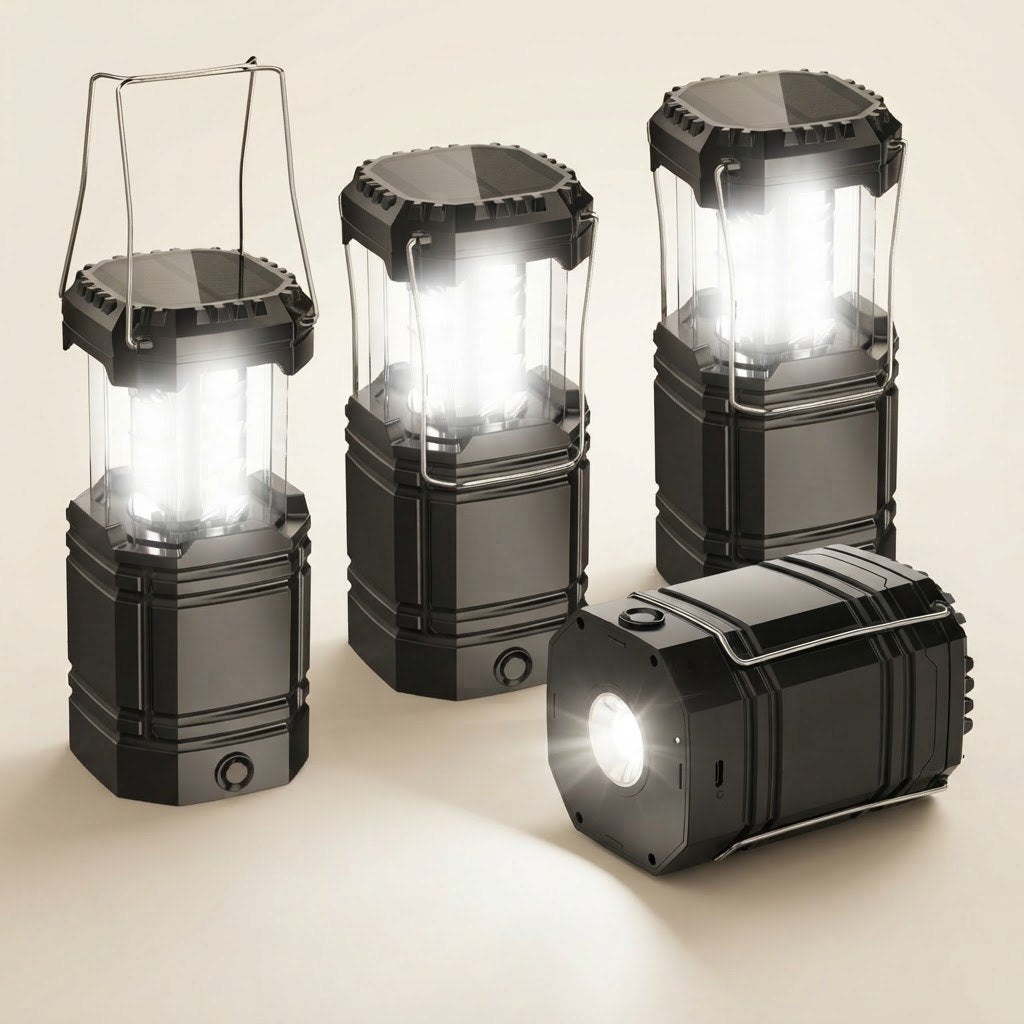 Solar Camping Lantern (4-Pack)