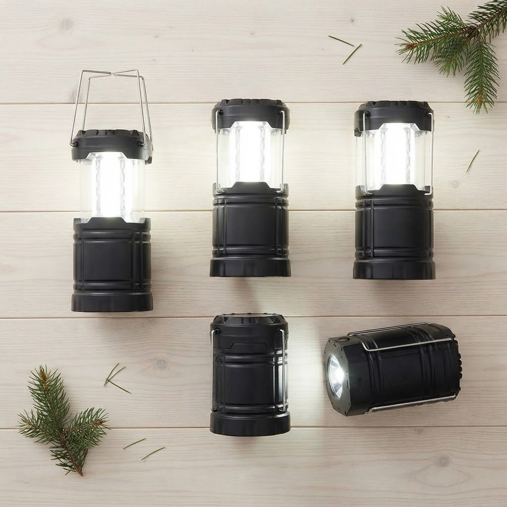 Solar Camping Lantern (4-Pack)